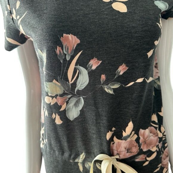 7th Ray Black Floral Midi Dress - Picture 5 of 11